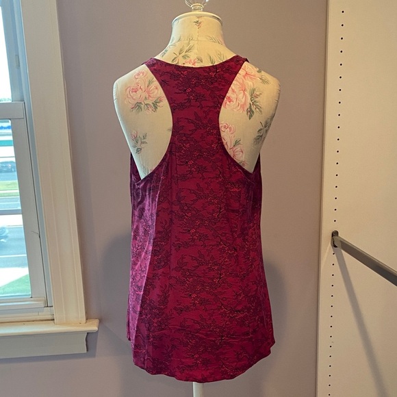 Joie Fuchsia Floral Tank Top - Picture 7 of 9